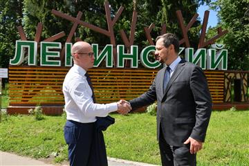Александр Бречалов: Парк "Ленинский" в Сарапуле станет местом притяжения для горожан