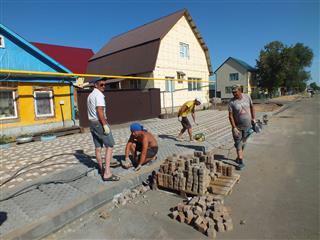 В курортном Соль-Илецке в июле завершится обновление улицы Пушкина