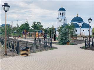 Работы по благоустройству общественных пространств в Чапаевске близки к завершению