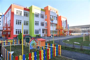 Детский сад в мкр. "Авиатор" стал первым дошкольным учреждением, построенным в Саратове по нацпроектам Президента РФ