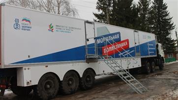 Мобильные поликлиники продолжают осмотр жителей Татарстана