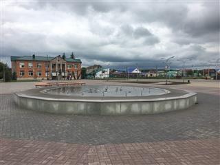 Вандалы сломали фонтан в селе Бураево