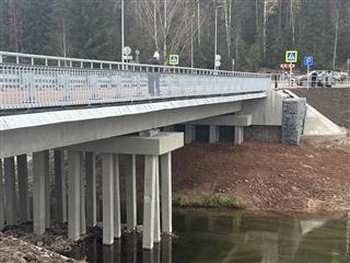 В Прикамье отремонтирован мост через реку Очер
