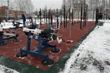 В Балахне Нижегородской области открыли новую спортплощадку 