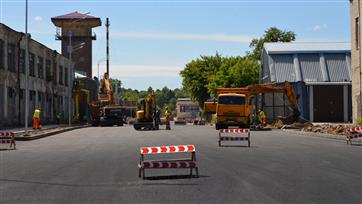В столице Татарстана ведется строительство участка дороги в рамках развития Большого казанского кольца