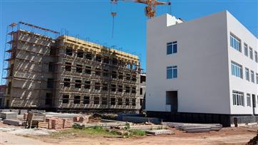 Готовность новой школы в Южном микрорайоне Оренбурга составляет более 50 процентов