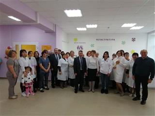 В городе Кувандык Оренбургской области после капитального ремонта открылась детская поликлиника