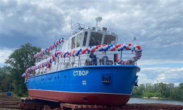 На Самарском ССЗ спущено на воду пятое промерное судно проекта RDB 66.62 серии для бассейновых администраций РФ
