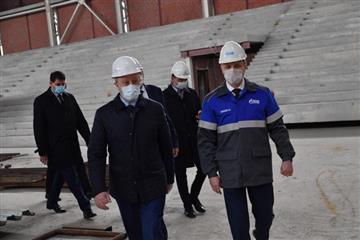 Валерий Радаев посетил строящиеся социальные объекты в пос. Солнечный-2 г. Саратова