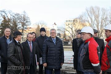 Губернатор проверил ход строительства и реконструкции капитальных объектов в Пензе