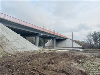 В Новоспасском районе Ульяновской области открыли движение на путепроводе через железную дорогу