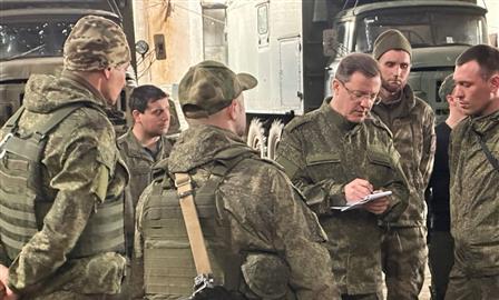 Дмитрий Азаров доложил президенту РФ о помощи военнослужащим и их близким в регионе