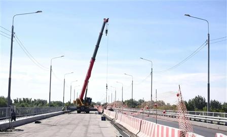 Ремонт моста через Урал в Оренбурге вышел на финишную прямую