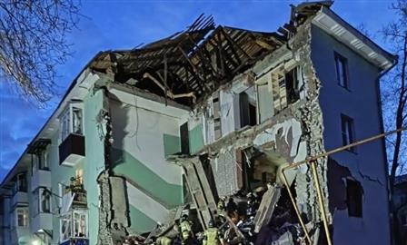 БПЛА разрушил жилой дом в Сызрани