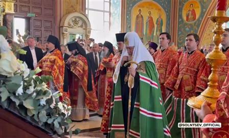 Патриарх Кирилл освятил храм преподобного Пимена Угрешского в Оренбурге