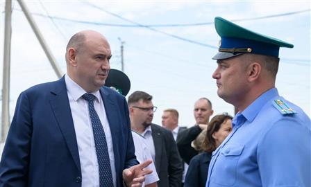 Евгений Солнцев прорабатывает вопрос расширения погранпункта "Сагарчин" в Акбулакском районе