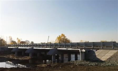 В Оренбуржье после капитального ремонта открыли движение по мосту через реку Орь на дороге Орск – Джанаталап