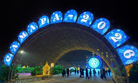 Как Самару украсили к Новому году: фото