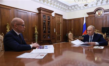 Александр Бречалов встретился с президентом РФ Владимиром Путин 