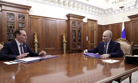 Состоялась встреча президента России с главой Мордовии