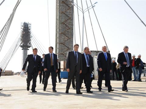 Владимир Артяков посетил строительную площадку мостового перехода "Кировский"