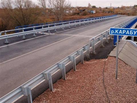 В Оренбуржье после капремонта открыли мост через реку Карабутак (видео)