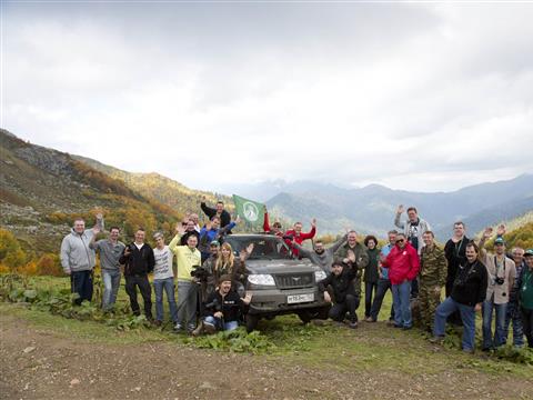 Тестируем обновленный УАЗ Патриот в горной Абхазии