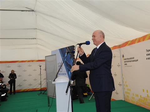 Николай Меркушкин  принял участие в торжественной церемонии открытия нового производства в Новокуйбышевске