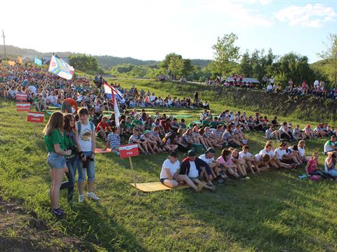 Михаил Бабич принял участие в закрытии спортивно-туристского лагеря "Туриада-2015"