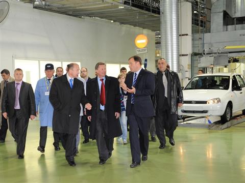 Вице-премьер РФ Сергей Иванов посетил АвтоВАЗ