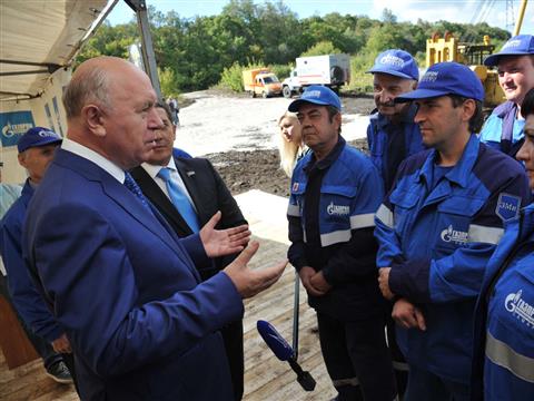  Николай Меркушкин ознакомился с ходом реконструкции газопровода "Винтай-Самара"