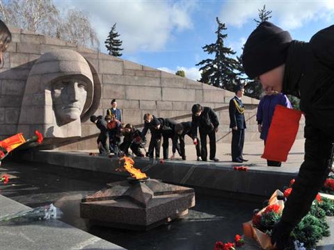Самарские школьники поучились мужеству на уроке у ветеранов Великой Отечественной войны 