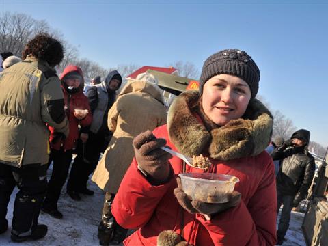 Под Самарой прошел международный зимний мотослет Snowdogs-2015