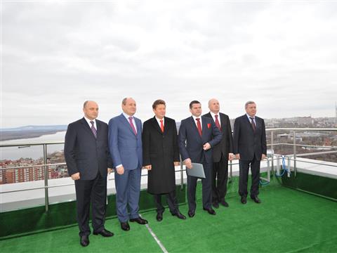 Глава "Газпрома" Алексей Миллер открыл новый офис "Газпром трансгаз Самара"