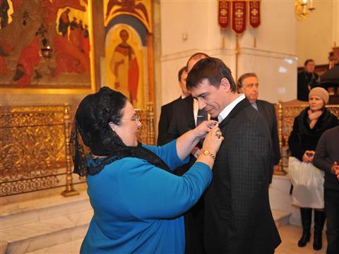Княгиня Мария Романова посетила в Тольятти Преображенский собор