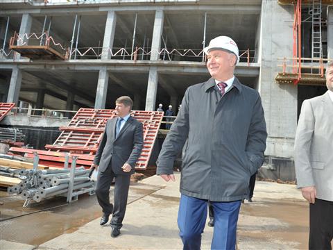 Губернатор Николай Меркушкин посетил строительную площадку нового "Кардиохирургического центра"