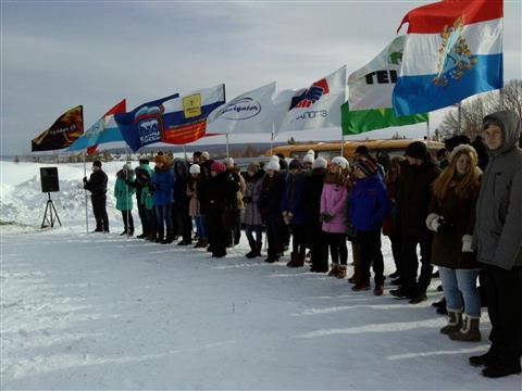 Самарцы совершили марш-бросок на снегоходах до Сурского рубежа