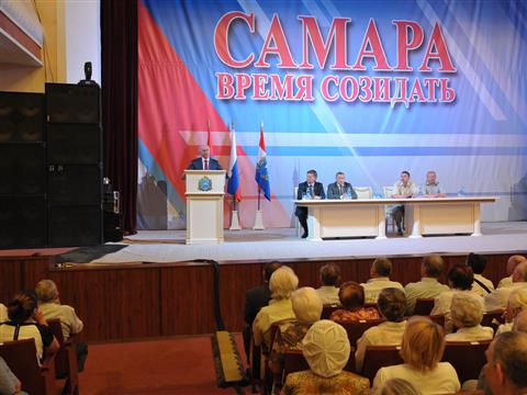 Губернатор Николай Меркушкин провел встречу с представителями ветеранских организаций Самары