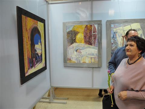 Союз художников представил выставку Натальи Шепелевой "Как я по миру катался"