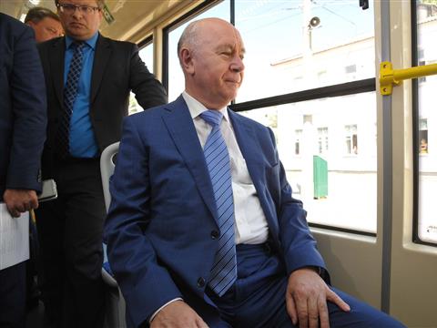 Николай Меркушкин передал самарскому ТТУ 10 новых трамваев