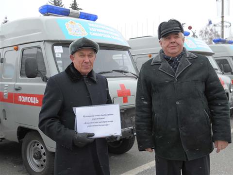 26 муниципальных больниц Самарской области получили новые машины скорой помощи