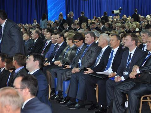 Самарская делегация приняла участие в пленарном заседании съезда "Единой России"
