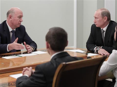  Николай Меркушкин встретился с Владимиром Путиным 