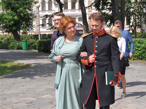 На площади Куйбышева впервые открылась выставка, посвященная истории российского нотариата 