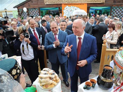 В поселке Усть-Кинельский города Кинель состоялась XVI Поволжская агропромышленная выставка