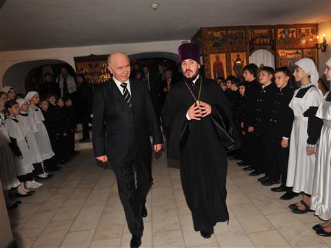 Николай Меркушкин посетил тольяттинскую православную гимназию