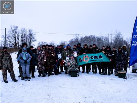 На Черновском водохранилище прошли зимние соревнования по ловле на мормышку со льда