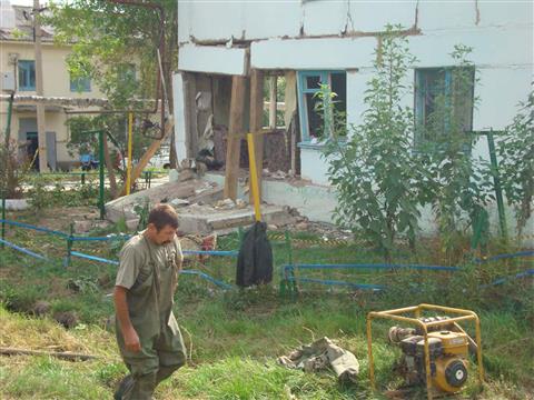  Взрыв газа в п. Садгород слышали даже в соседних селах 