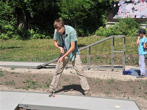 Перед чемпионатом России мини-гольфисты размялись на чемпионате области 