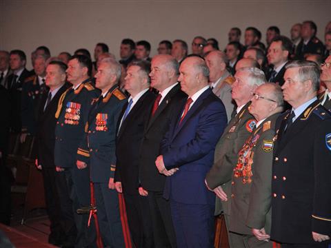 Торжественное собрание, посвященное Дню защитника Отечества 21 февраля 2014 года